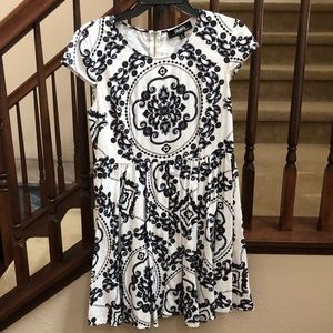 Lulus Ivory Print Dress